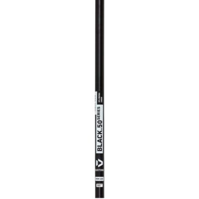 Duotone Black 50 RDM Windsurf-Mast in Schwarz mit Produktaufdruck auf weißem Hintergrund.
