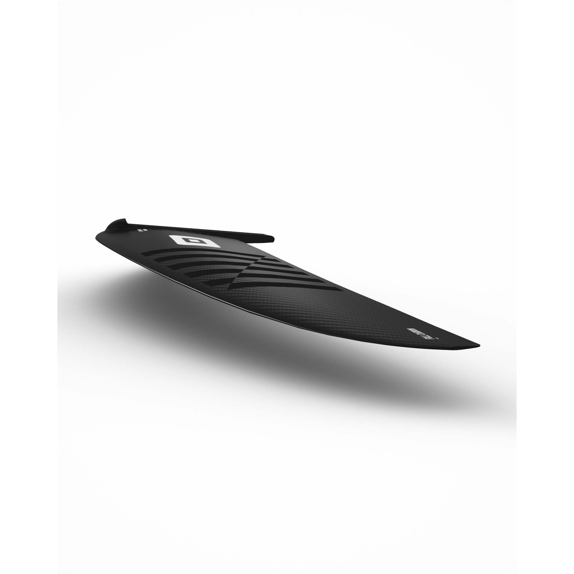 Duotone Wingfoil Frontflügel Carbon - Windsport Fehmarn Schwarzer Duotone Wingfoil-Frontflügel aus Carbon vor weißem Hintergrund